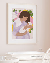 Load image into Gallery viewer, Mother and Child in Dahlias