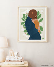 Load image into Gallery viewer, Mother and Child in Lilies