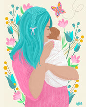 Load image into Gallery viewer, Mother and Child in Wildflowers